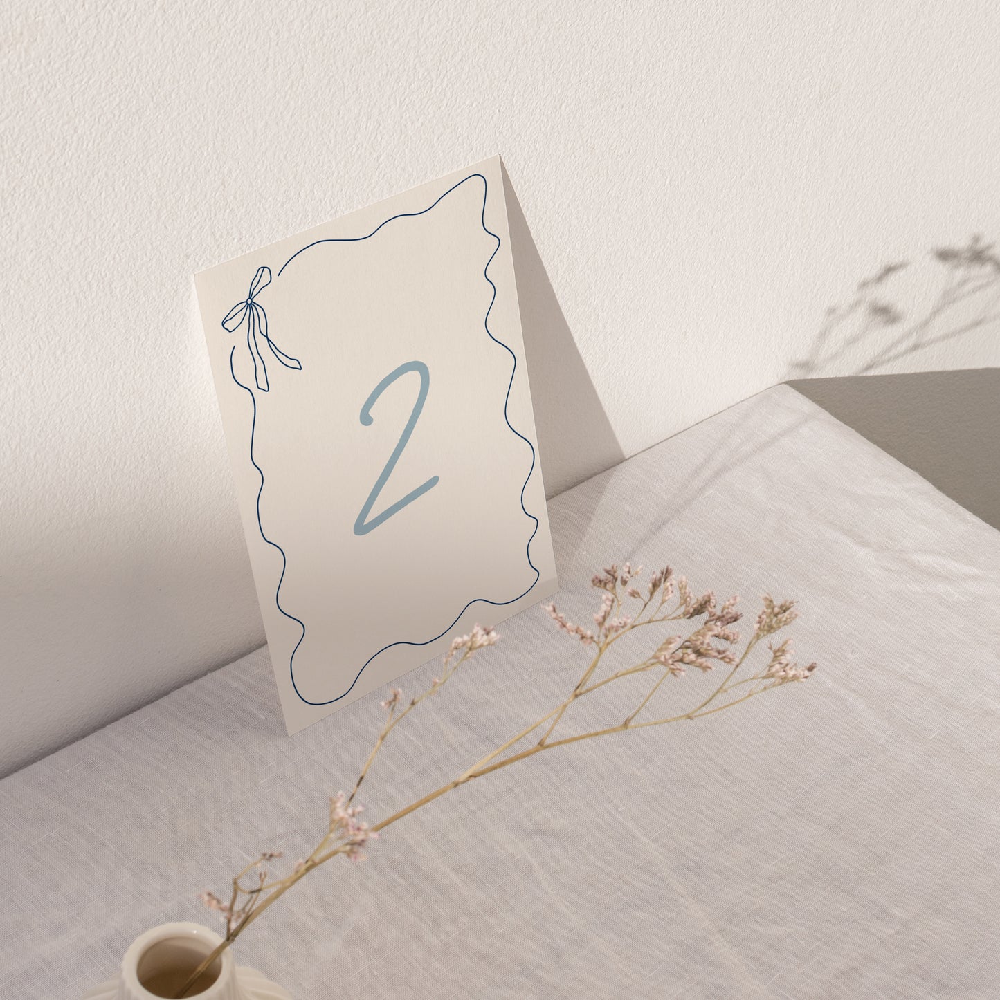 Be Mine with border Table Numbers